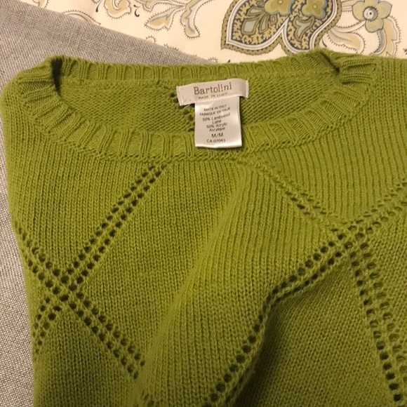 Beautiful green Bartolini Sweater EUC. - Picture 6 of 8